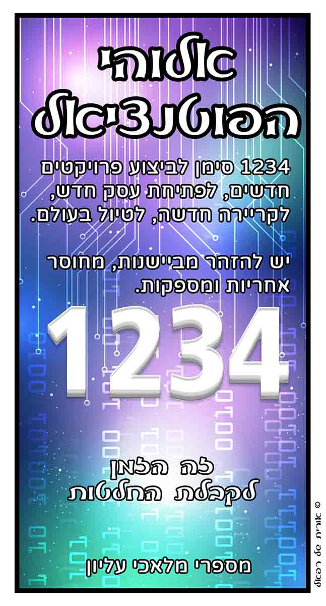 מספרי מלאכים 1234