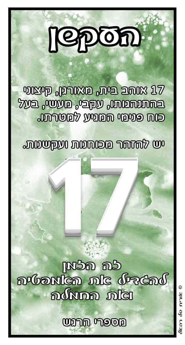 מספרי מלאכים 17