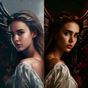 angel and devil